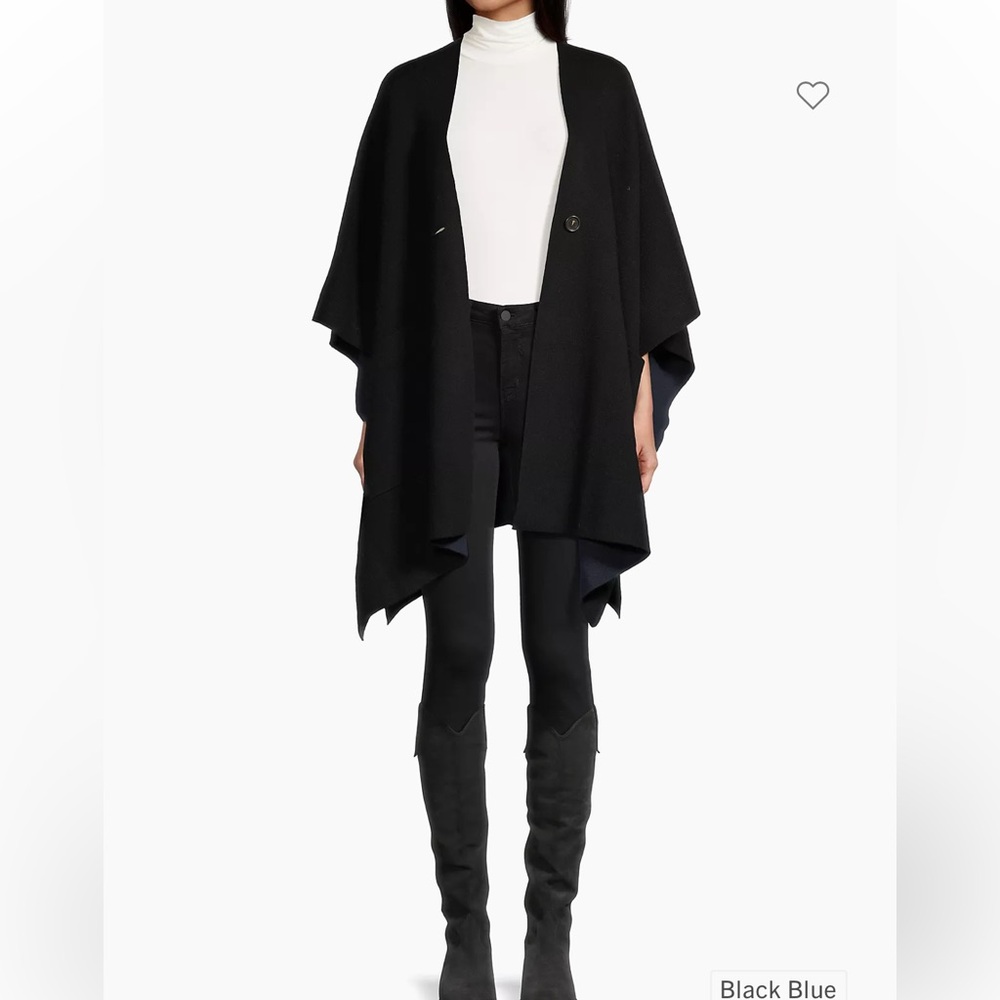 Vince NEW Vince  Double-Face Wool-Cashmere Cape